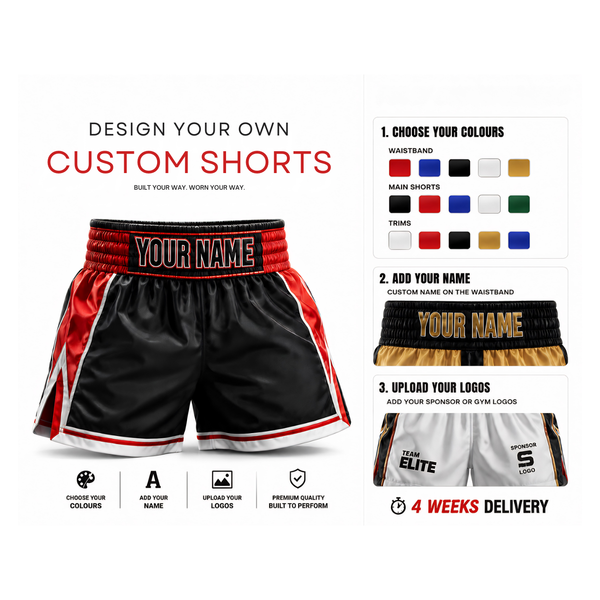 WK - DESIGN YOUR OWN CUSTOM BOXING SHORTS
