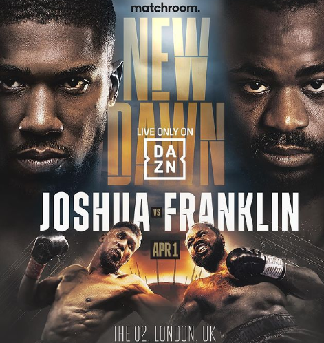 Anthony Joshua VS Jermaine Franklin - 1st of April 2023