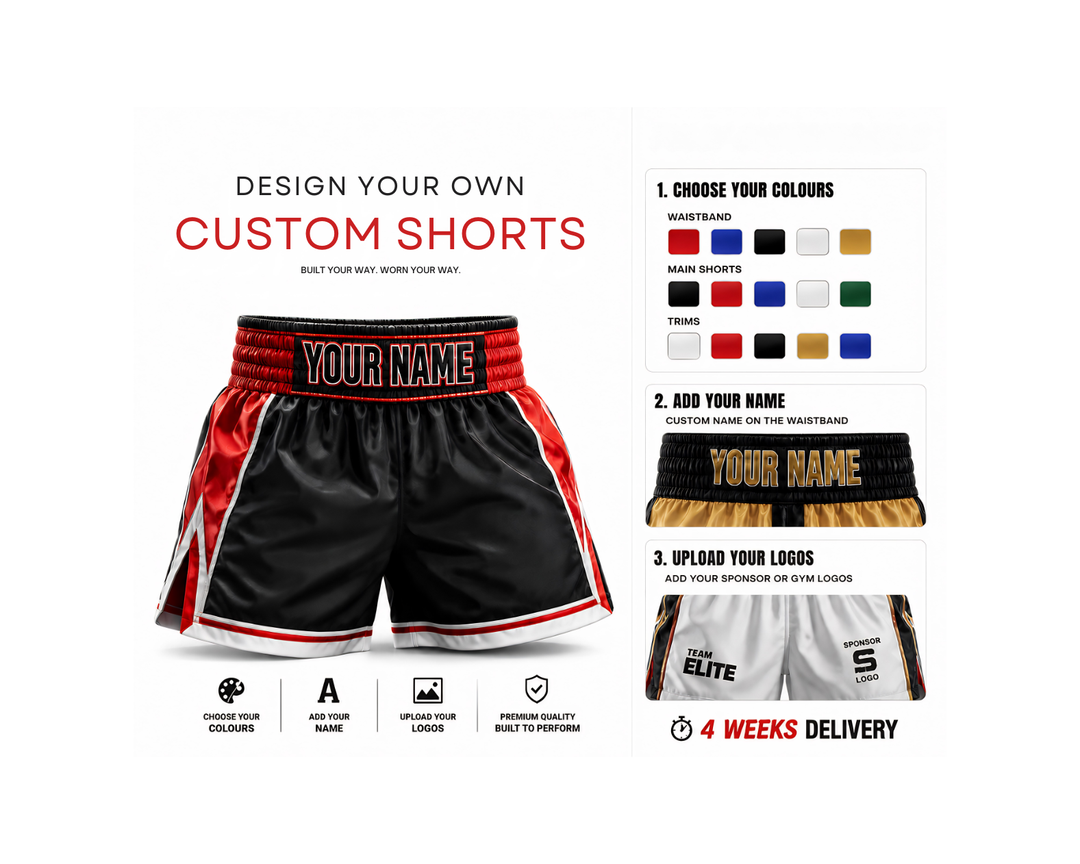 WK - DESIGN YOUR OWN CUSTOM BOXING SHORTS
