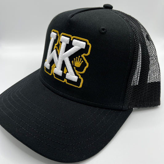 WK 3d logo - trucker hat