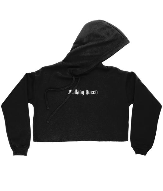 Walking Queen - Bella Ladies Cropped Hoodie