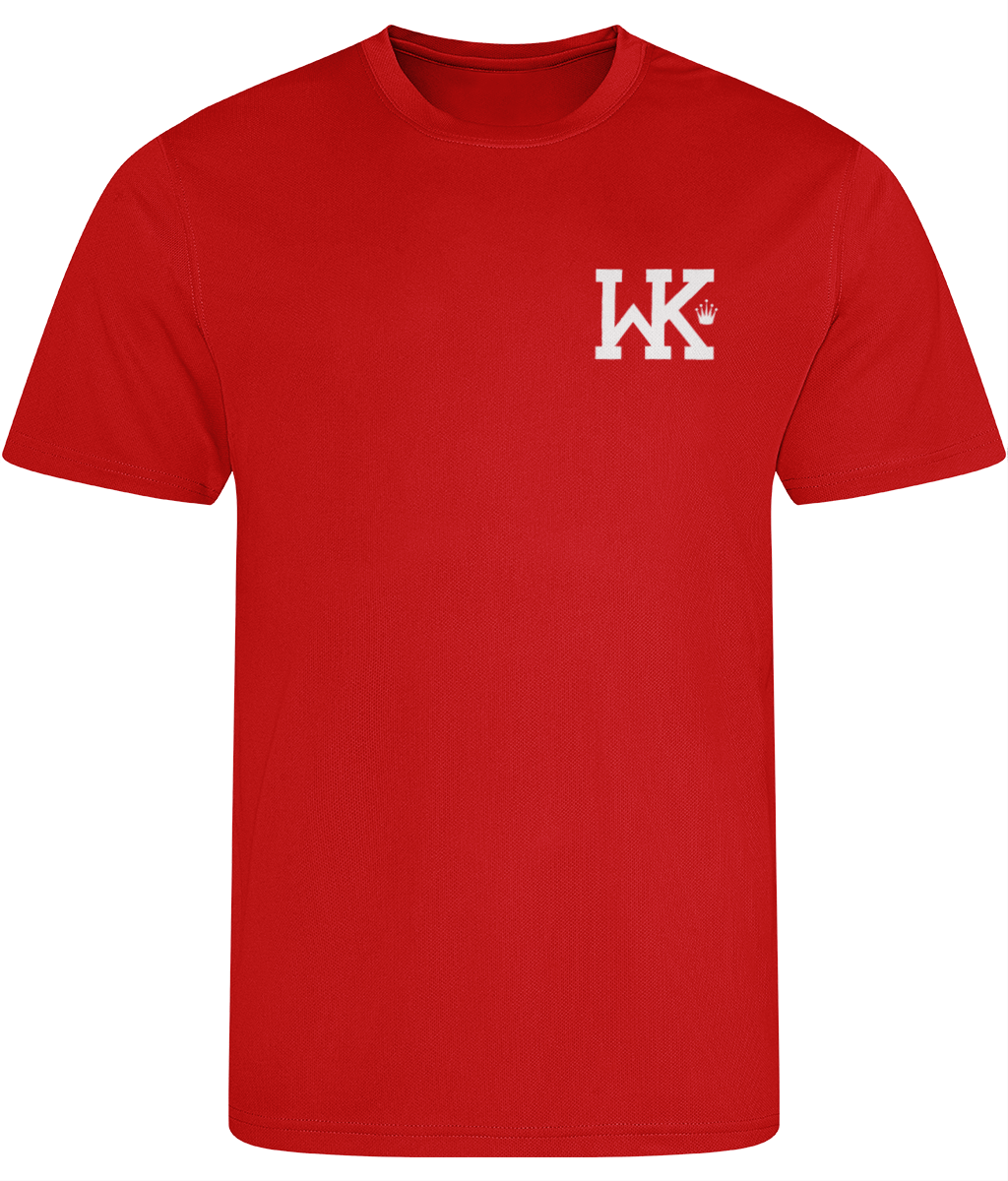 WK Logo White - Kids active Tshirt