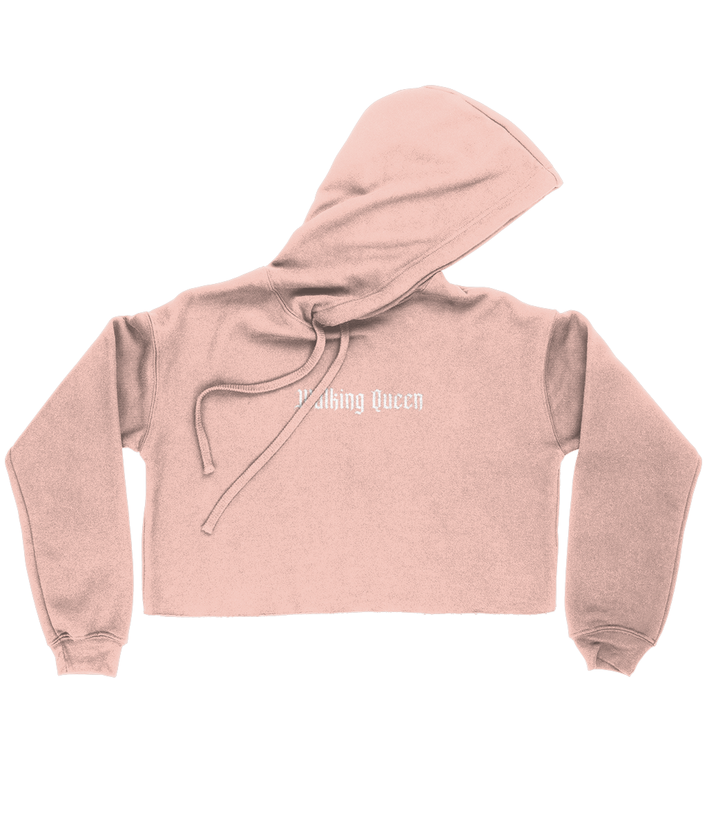 Walking Queen - Bella Ladies Cropped Hoodie