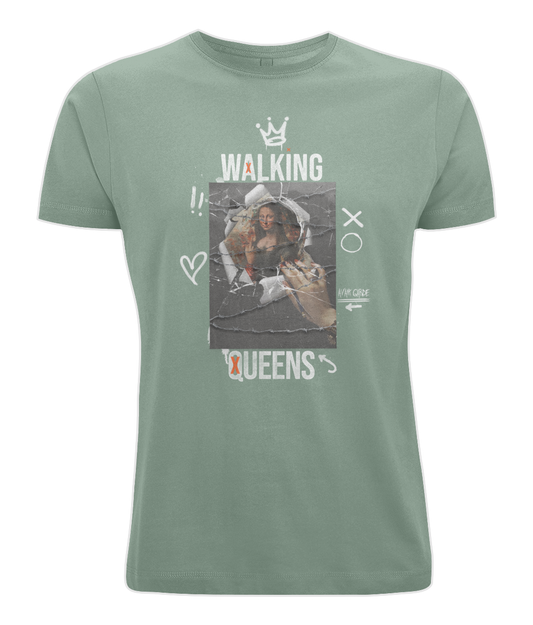 Walking Queens Monalisa - Unisex Oversized Heavy Jersey T-shirt