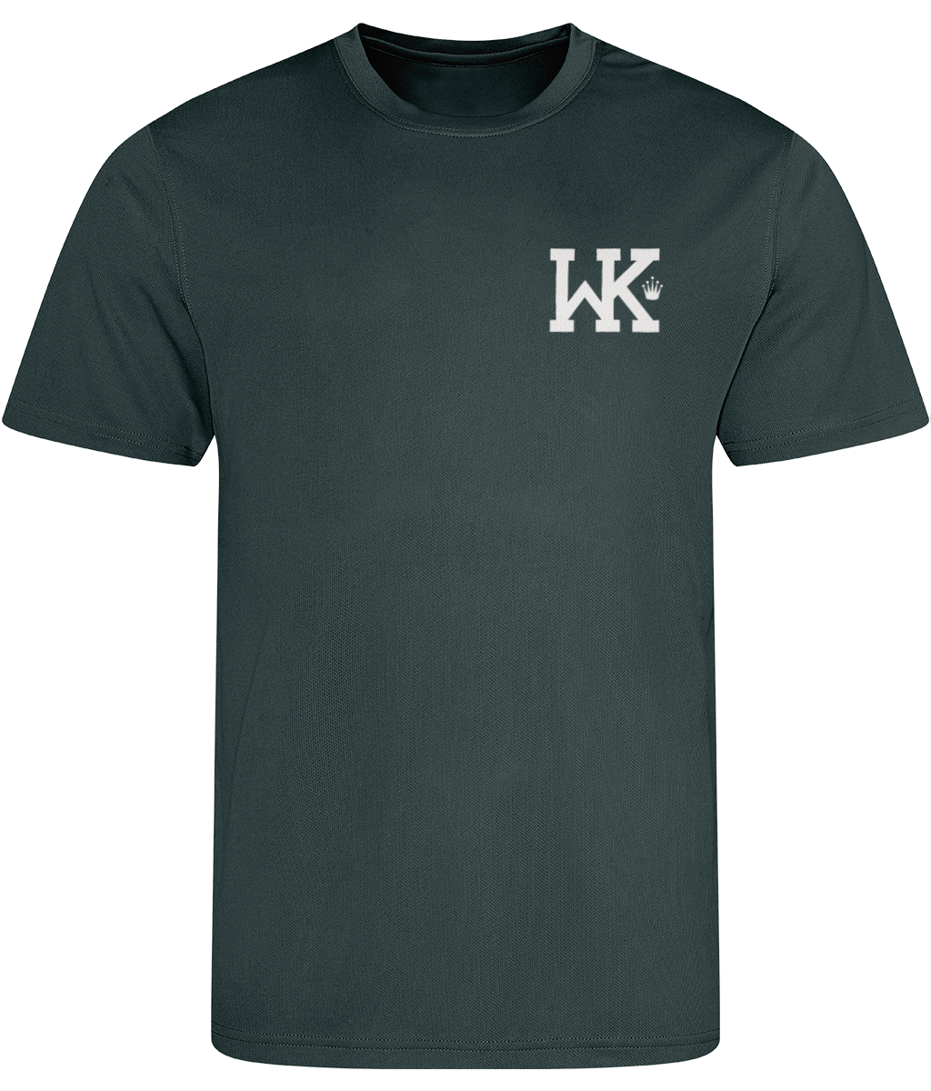 WK Logo White - Kids active Tshirt